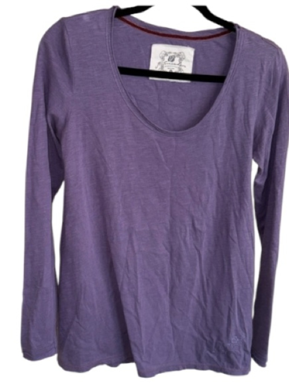 margaritaville shirt purple long sleeve medium soft raw hem NWT at Somewhere